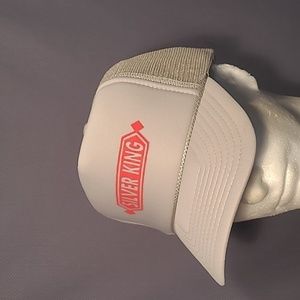 Gray Silver King Mesh Farm Tractor Snapback Hat Cap